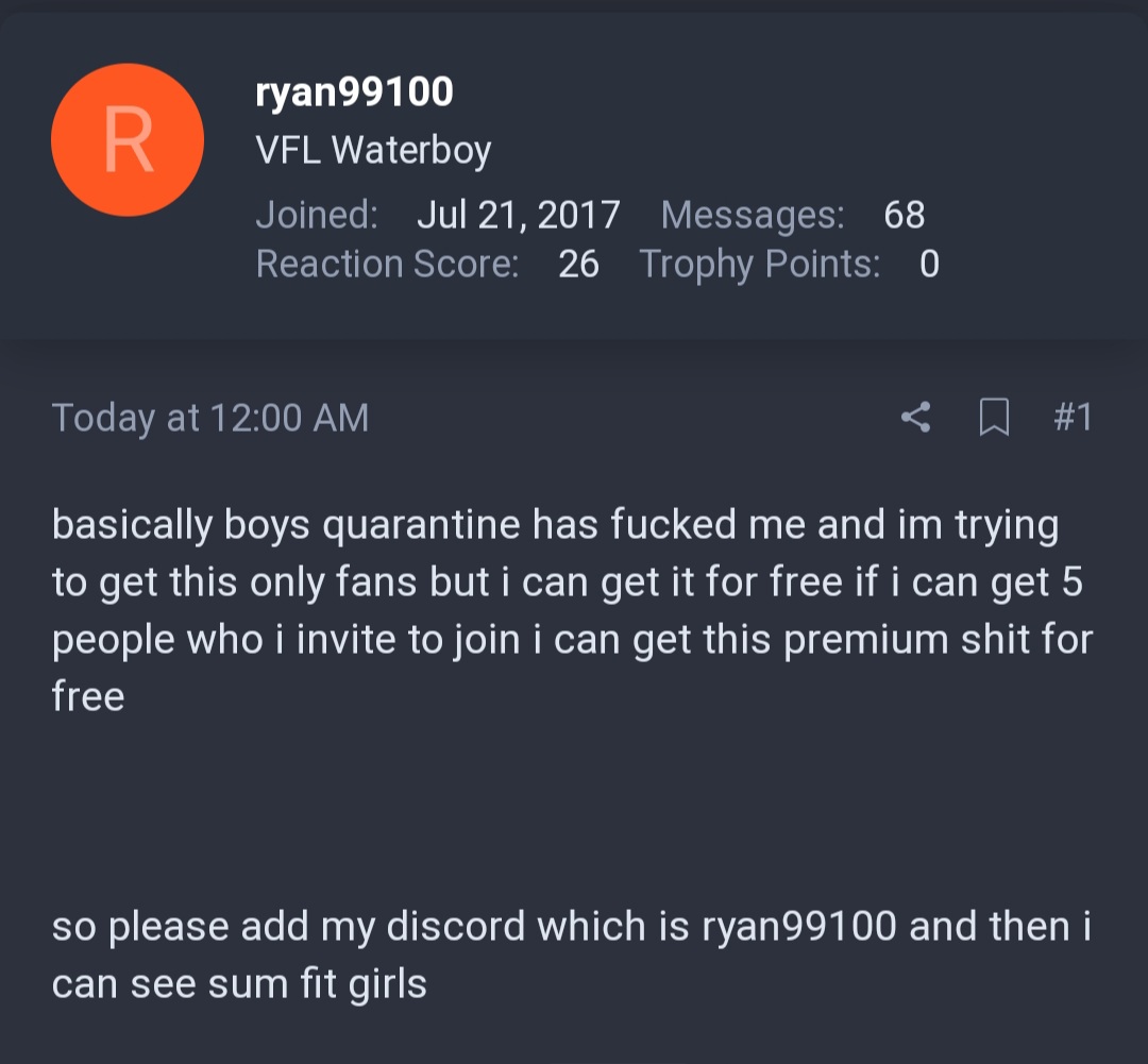 Out of Context VFL tweet media