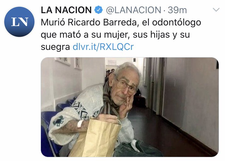 Para <a href="/LANACION/">LA NACION</a> murió un odontologo... 🤦🏻‍♂️... Conchita era un FEMICIDA!!!