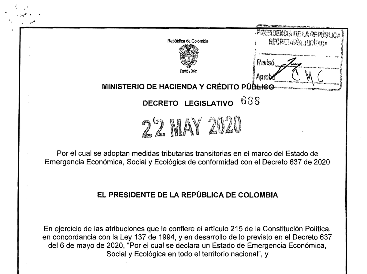 orcontable's tweet photo. El @MinHacienda, a través del Decreto 688 de 2020, estableció alivios tributarios en materia de acuerdos de pago y tasas de interés aplicables, para aquellos contribuyentes con obligaciones pendientes de pago con la @DIANColombia y la @UGPP_Colombia

Info: https://t.co/VkambIOE68 https://t.co/se78ub9FfQ