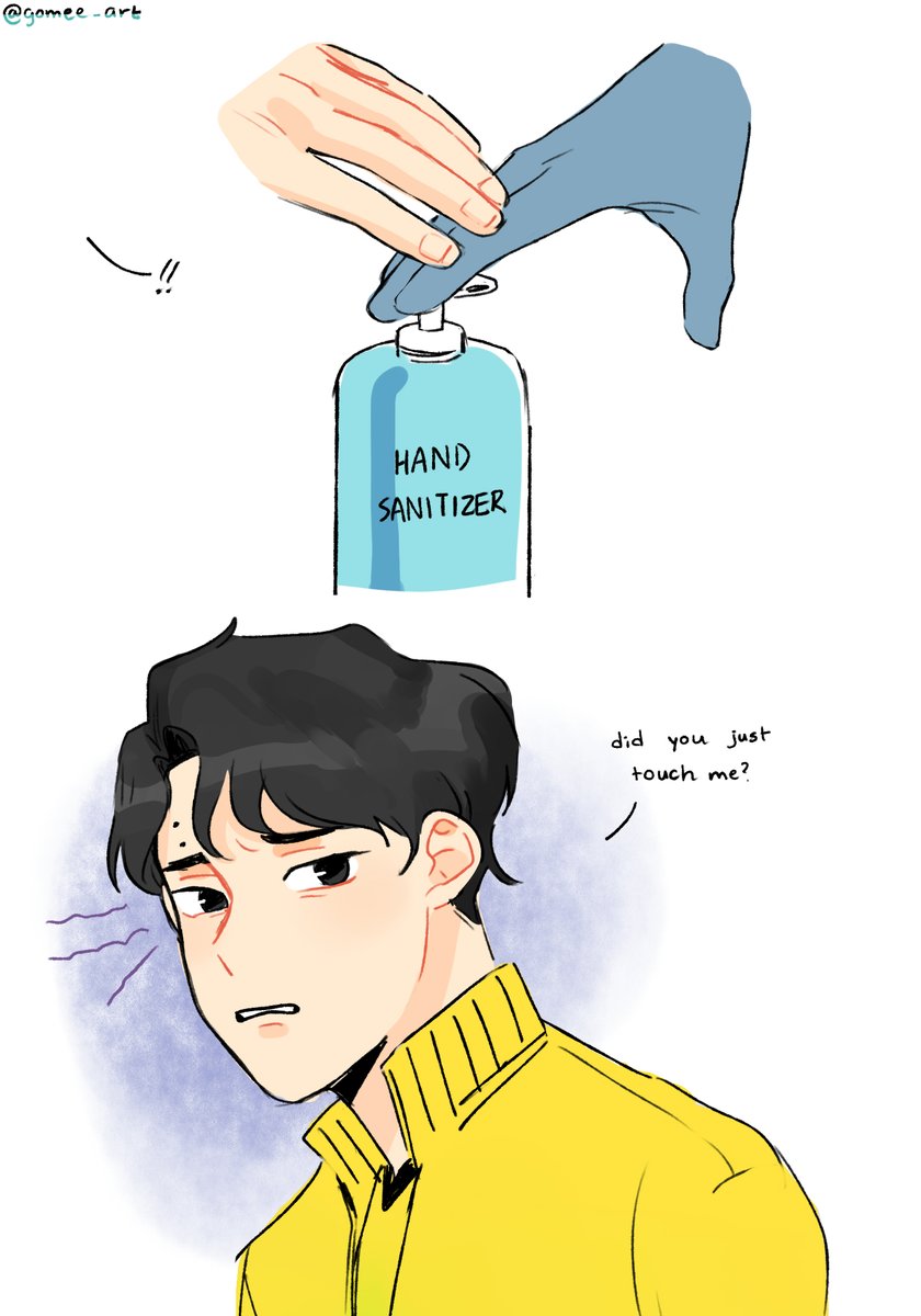 for sakusa it was love at first disinfectant spray
#haikyuu 
