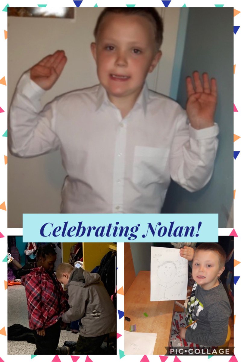 MrsAndrews_OCSB's tweet photo. Today we celebrate Nolan who is the recipient of the Celebrating Excellence Award for the Global Competency of Character. Nolan is a kind boy with a big heart, who always tries his best &amp; helps others! We are so proud of you Nolan! @FJMcDonaldOCSB #ocsbCelebratingExcellence https://t.co/pyqHZrtfc7