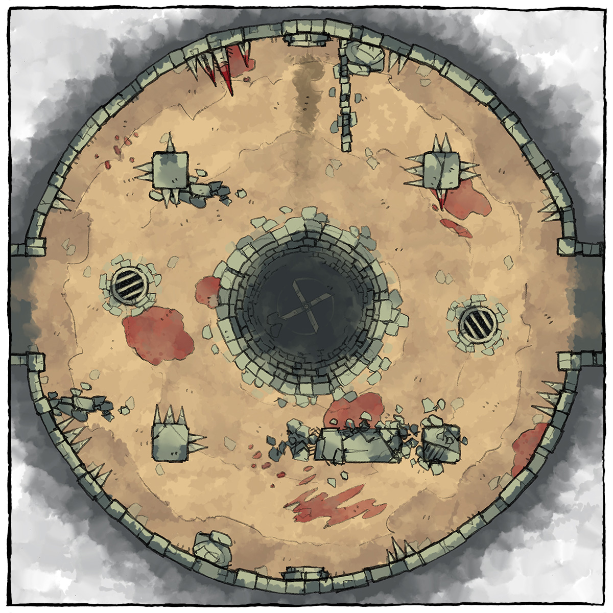D D Gladiator Arena Map Ross Al Twitter: "Tpk Happened And The Party Lies Slain? Wrong! They're  Captured And Thrown Into A Fight For Their Freedom! Terrorize Your Players  (Characters) With... The Greybanner Arena Https://T.co/427Iibxl13 P.s.  What's