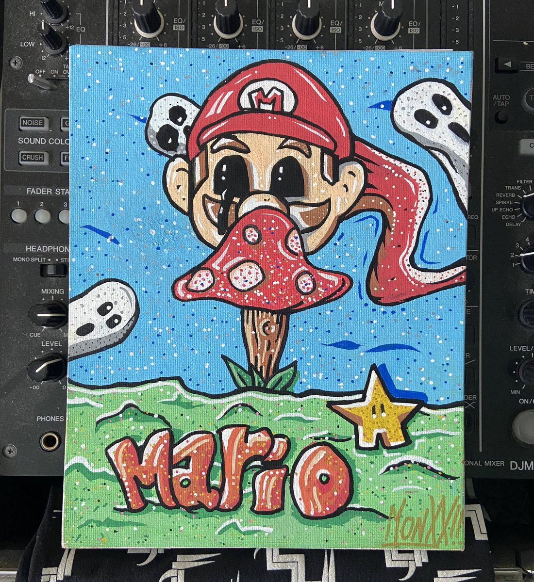monxxbeats's tweet photo. I made a weird Mario mushroom canvas, RT to win I’ll announce in the morning 🟢🔵🟣🟠🔴🟡 https://t.co/KlULeIayQq