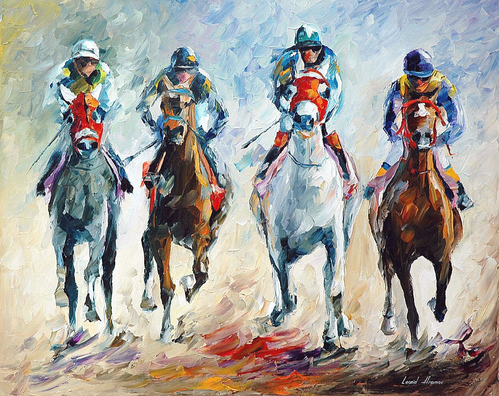all_booker's tweet photo. HORSE RACING — PALETTE KNIFE Oil Painting On Canvas By Leonid Afremov https://t.co/hGPojaaMsT
#contemporarypainter #canvasgallery #canvasartist https://t.co/DC00Me7itM