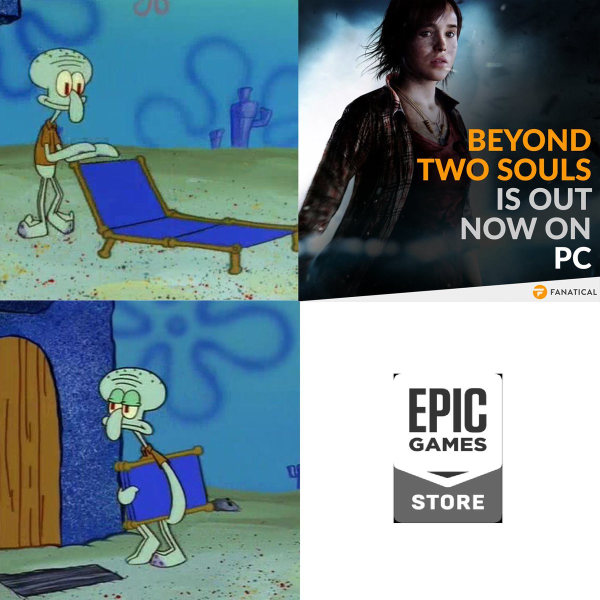 teklaroma's tweet photo. @Quantic_Dream @Wario64 Epic Games Store Supporters are the Flat Earthers of the PC Community. I'll gladly buy these games on June 18 on STEAM! https://t.co/1Ext0K5y9p