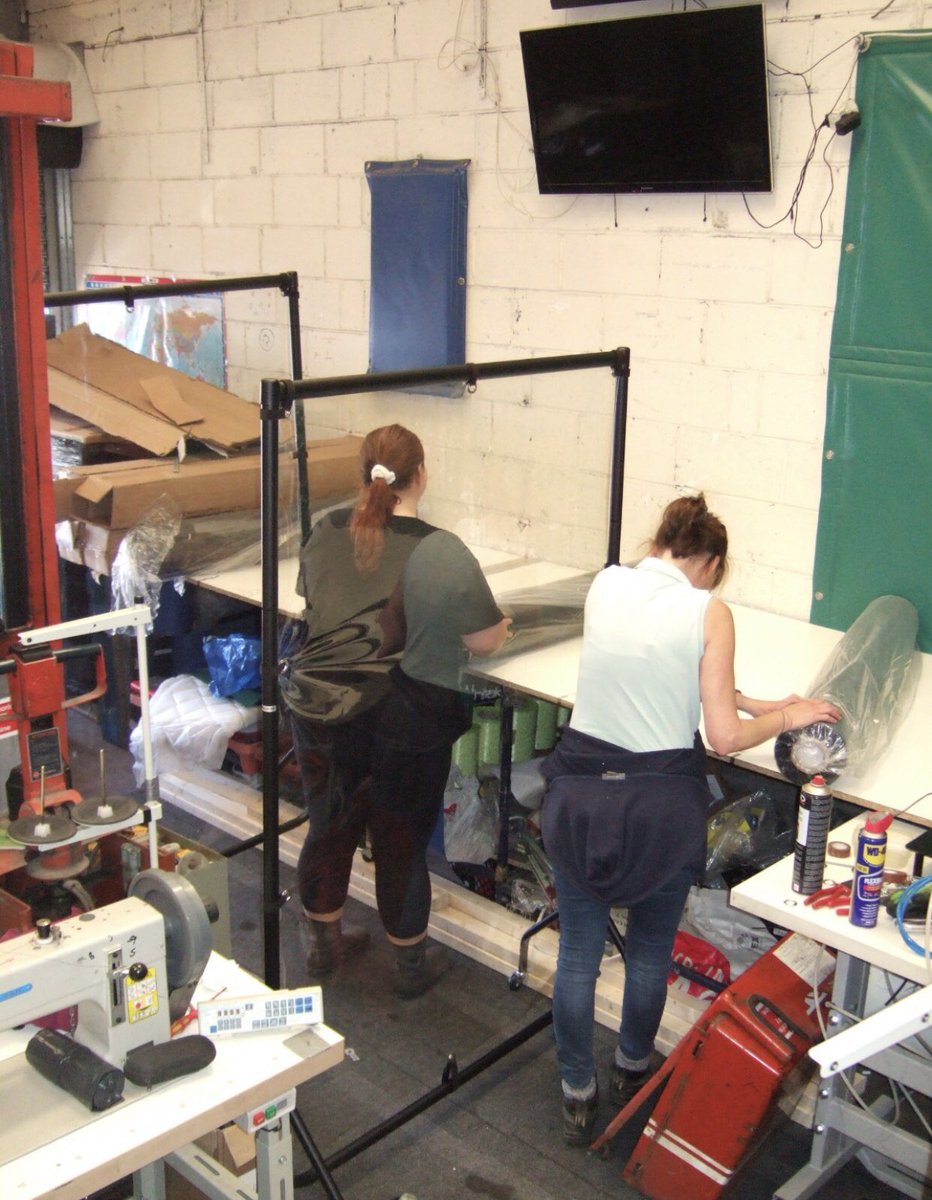 amsossett's tweet photo. Do you want to go back to work safely?
Get one of our social distancing screens. We are doing them at a good price and while doing so are donating to Wakefield hospice and other local charities. 
Our screens are mobile, strong and up to government specification. https://t.co/zynxFEKSwX