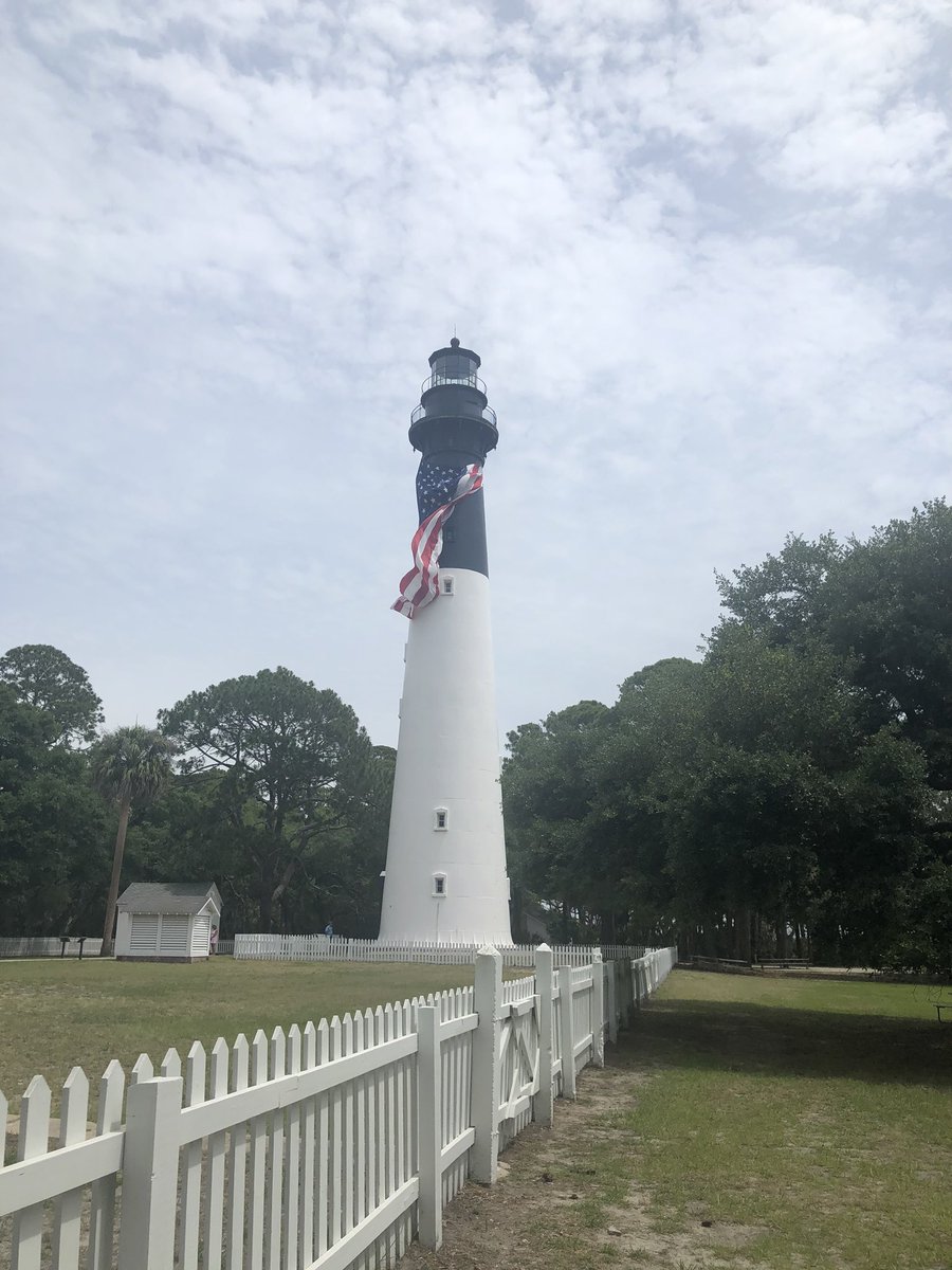 The lighthouse can be found at: 2555 Sea Island Parkway, St. Helena Island, SC.