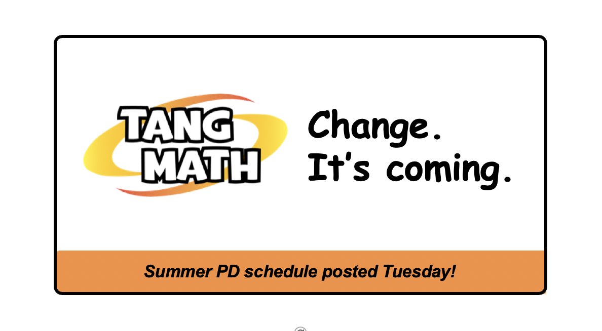 I've been asked many times to write or market a new math program. I never did because I want depth. Not breadth. Now the world is upside down. It's finally time. Join me if you like my approach to math. Strategic. Systematic. Streamlined. Sensible. PD &amp; Virtual Tools that work.
