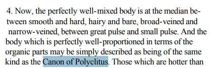It should follow the Canon of Polyclitus aka "perfectly well-proportioned"
