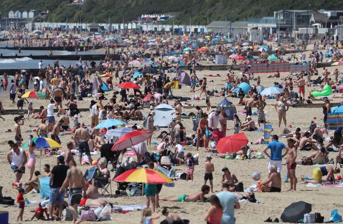 Wow. I posted this picture of Bournemouth beach, taken earlier, today. It got quite a response -- some of it shocked me. A thread: