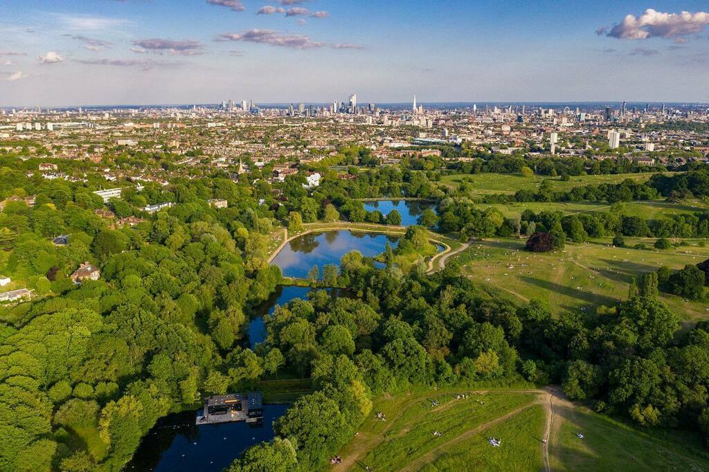 jaani's tweet photo. Picnickers keeping their distance on Hampstead Heath 
#london #hampsteadheath #socialdistancing #drone #dji #mavic2pro #dronestagram  #droneoftheday #covid19 https://t.co/nDIj6fGuYG https://t.co/h1JLsRHpdG