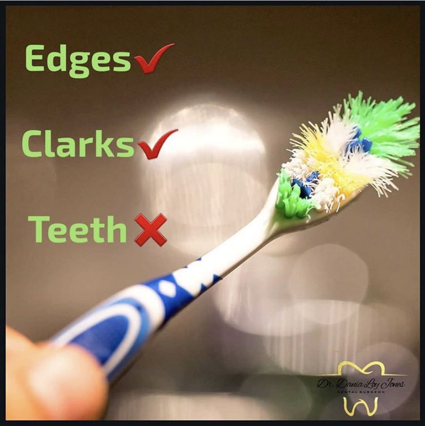 Bad Habit #5: Using Hard ToothbrushThe harder the toothbrush, the cleaner the teeth ?  #LiesLiesLies A toothbrush with hard bristles will irritate the gums and lead to sensitive teeth so always choose a soft toothbrush! It’s not about how hard you brush but HOW YOU BRUSH!