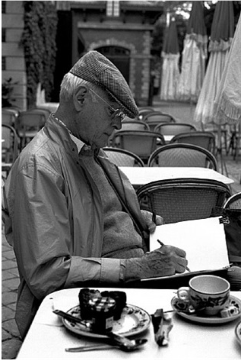 From Age of Silver, John Loengard's portrait of Henri Cartier-Bresson