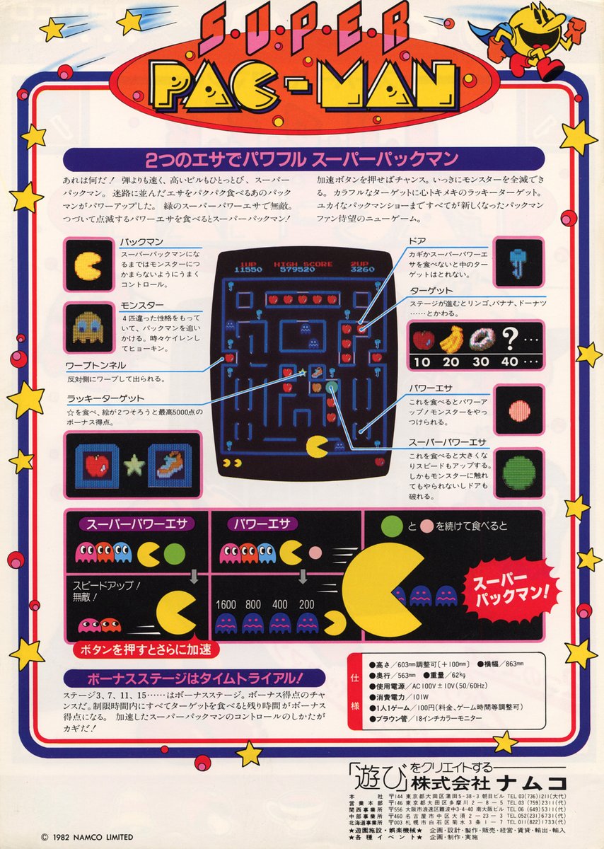 365ofpac's tweet photo. It's a fun-switch up of the game premise, and more frenetic that the original. But for me, it seems less exciting right on the heels of #MsPacMan, Pac-Man Plus, and Mr. and Mrs. Pac-Man all before it in that same year. #365ofpac #pacman40th #pacman40 #365ofpacman #pacmanplus https://t.co/hYWmvCGPVA