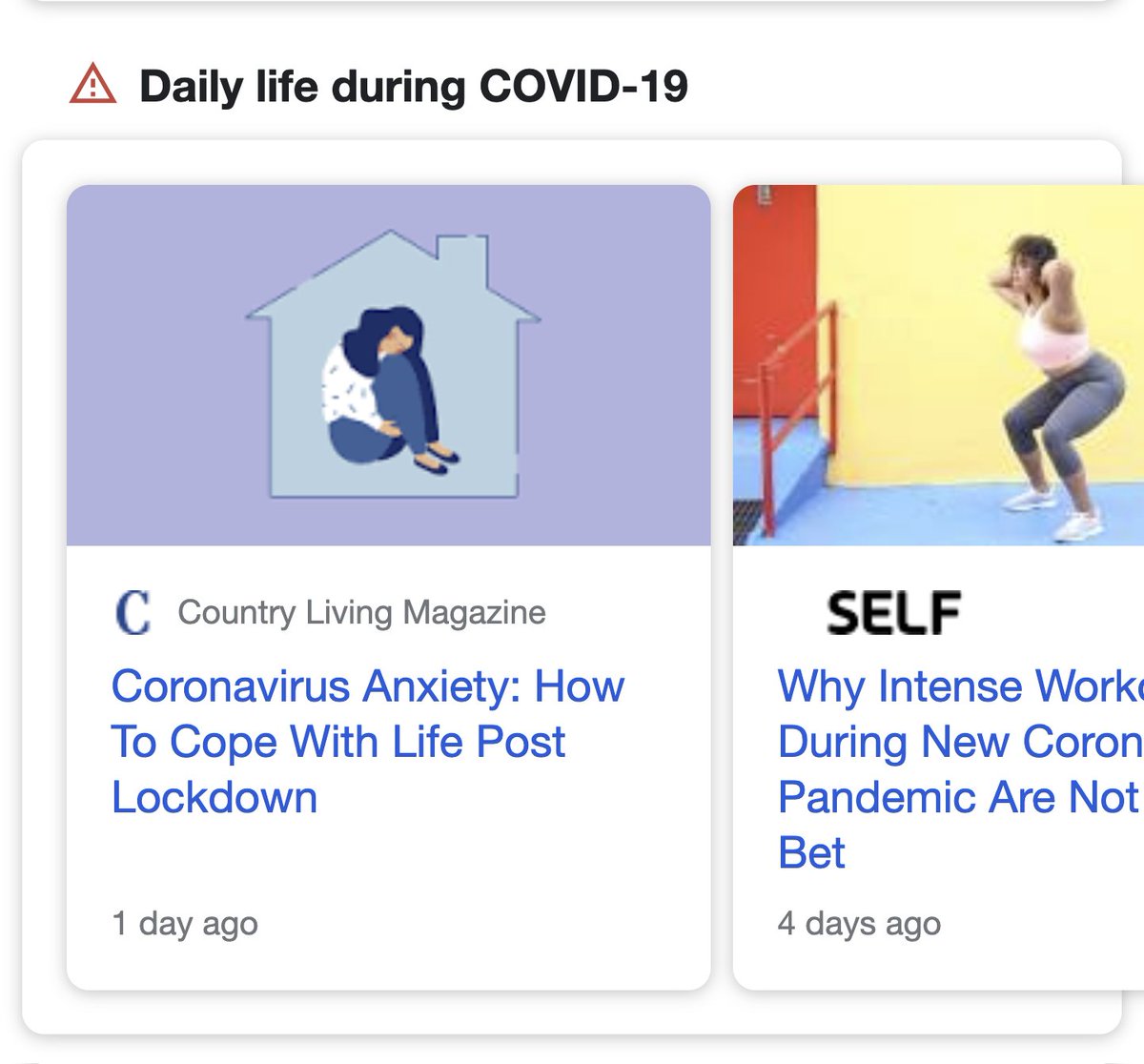 yet another kind of news carousel #google #mobile #serp