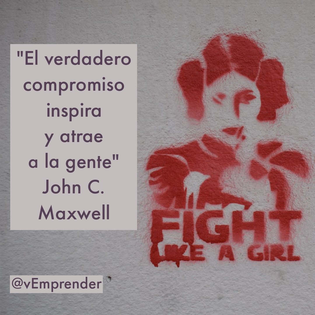 "El verdadero compromiso inspira y atrae a la gente" 
John C. Maxwell 

Etiquetá a alguien que pueda ayudarle esta frase👇🏾
Seguinos para continuar agregándote valor🎖️
 
Bienvenidos👋🏾 a <a href="/vemprenderok/">vEmprender</a> la comunidad de #vEmprendedores = emprendedores con valores