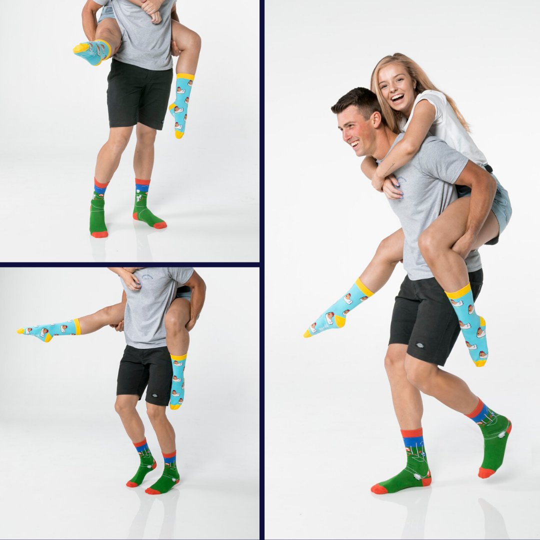 fredrick_harold's tweet photo. Official footwear of couples in Iso🧦 #putyourbestfootforward #chickens #koalasam #Melbourne #design #fashion #style #plantatree https://t.co/q1ScVSe8z2