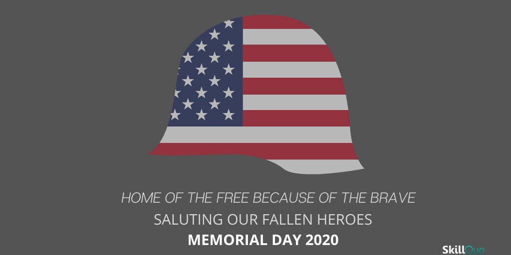 Honoring our fallen heroes and wishing you a safe weekend. Please #maskup this #MemorialDay2020