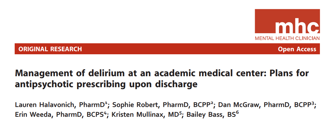 A_MacLullich's tweet photo. Horrifying: patients given haloperidol for #delirium (mostly useless / harmful anyway) often have it prescribed as a discharge drug.

Have you seen this in your practice?

https://t.co/UqWuj3xb4L https://t.co/qgTeOcgQaQ