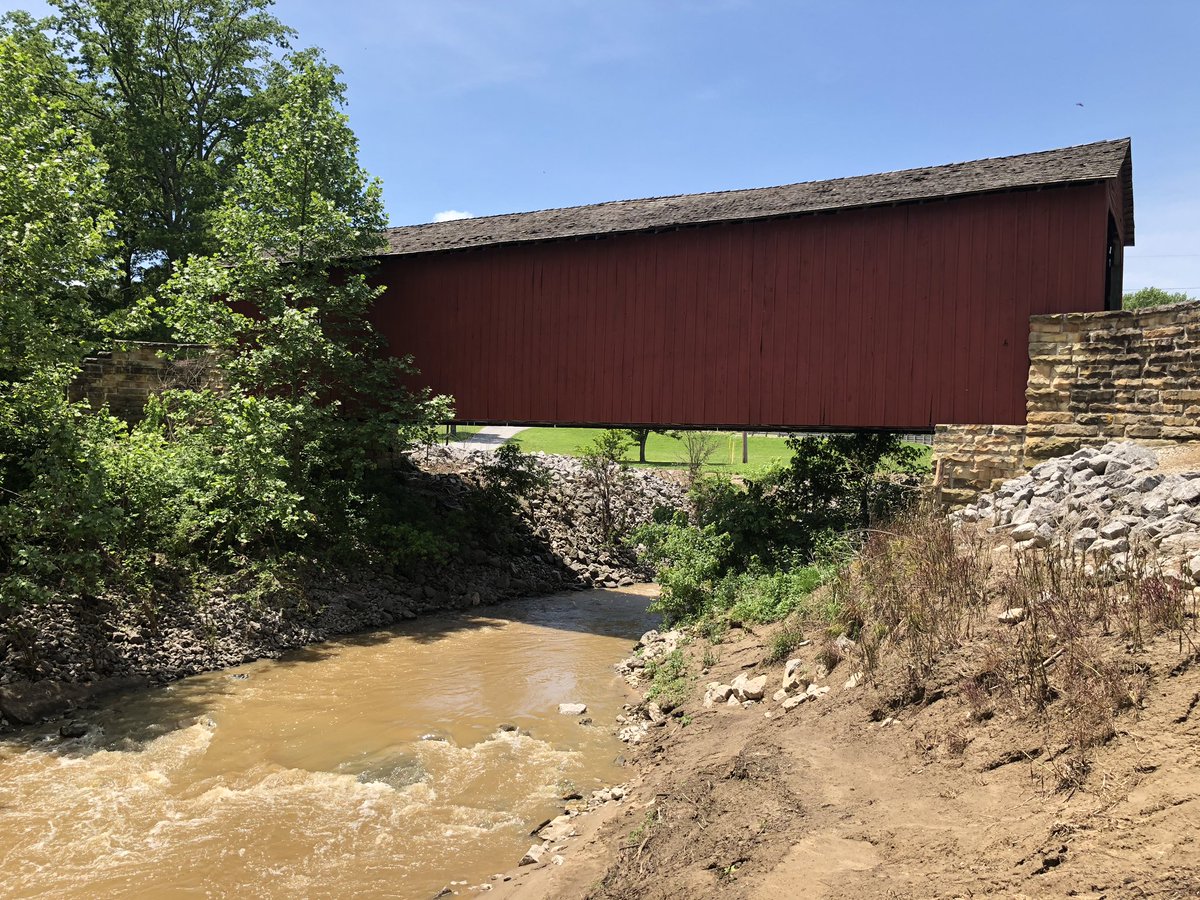 As a distraction to today’s news, I took the wife on a statue hunt in the city of Chester, IL. Pics to follow in this thread. The statues are based off the comic strip & not the cartoon.Covered Bridge outside of town