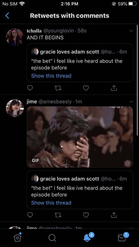 the way y'all are scaring me