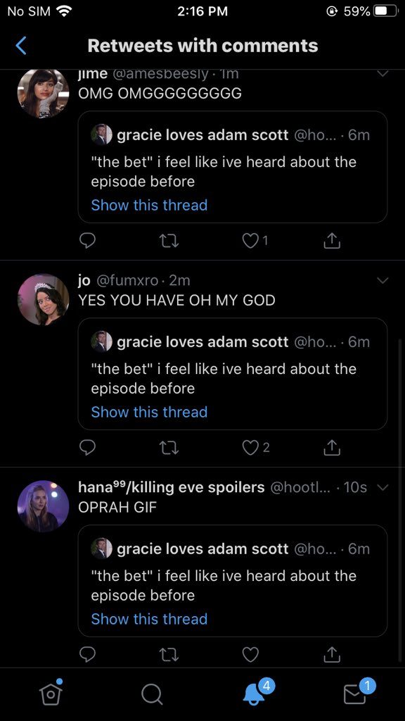 the way y'all are scaring me