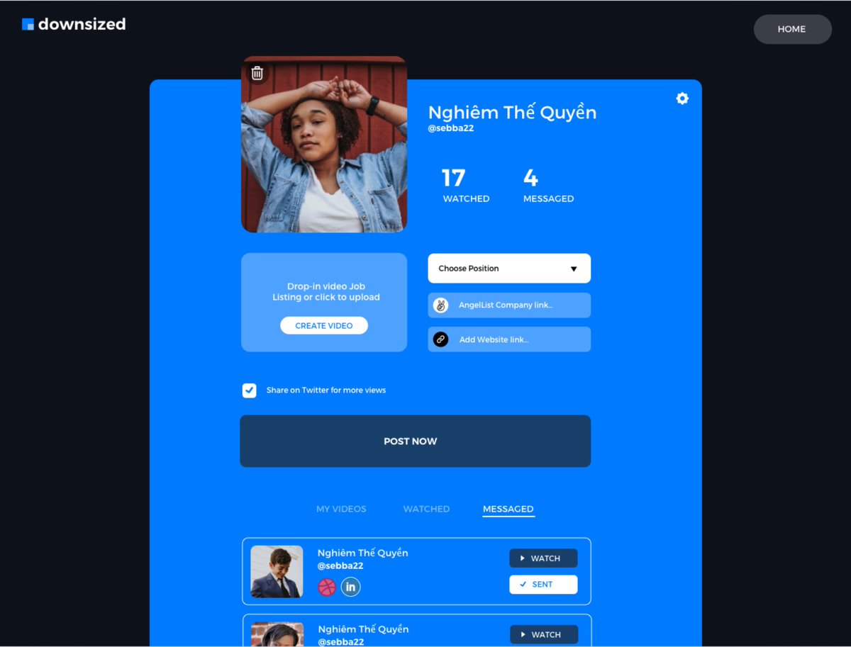 downsizedus's tweet image. Hey #recruiters , #startups #hiring
Video job posting is here (soon), come show off your culture and make a personal connection with #jobseekers  Get ready for downsized.us DM to get invited.