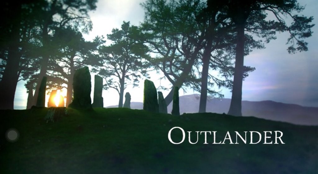 outlander (2014-)starring caitriona balfe, sam heughan and duncan lacroix