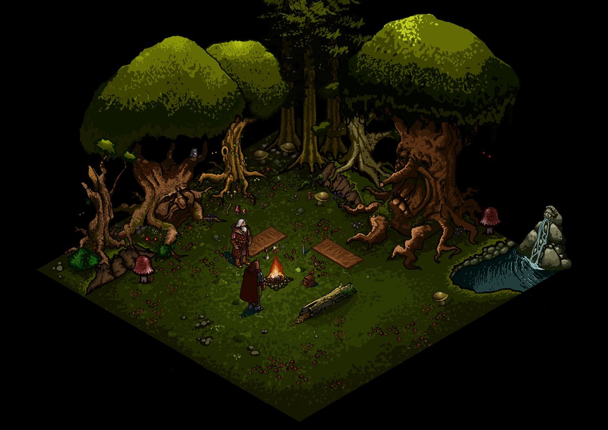 kpdevsinspired's tweet photo. Wonderful pixel art camp by Michael Tenebrae

#pixelart #instadaily #pixel #pixelartist #amazing #inspiring #artist #art #gallery https://t.co/0iM2guRyxn