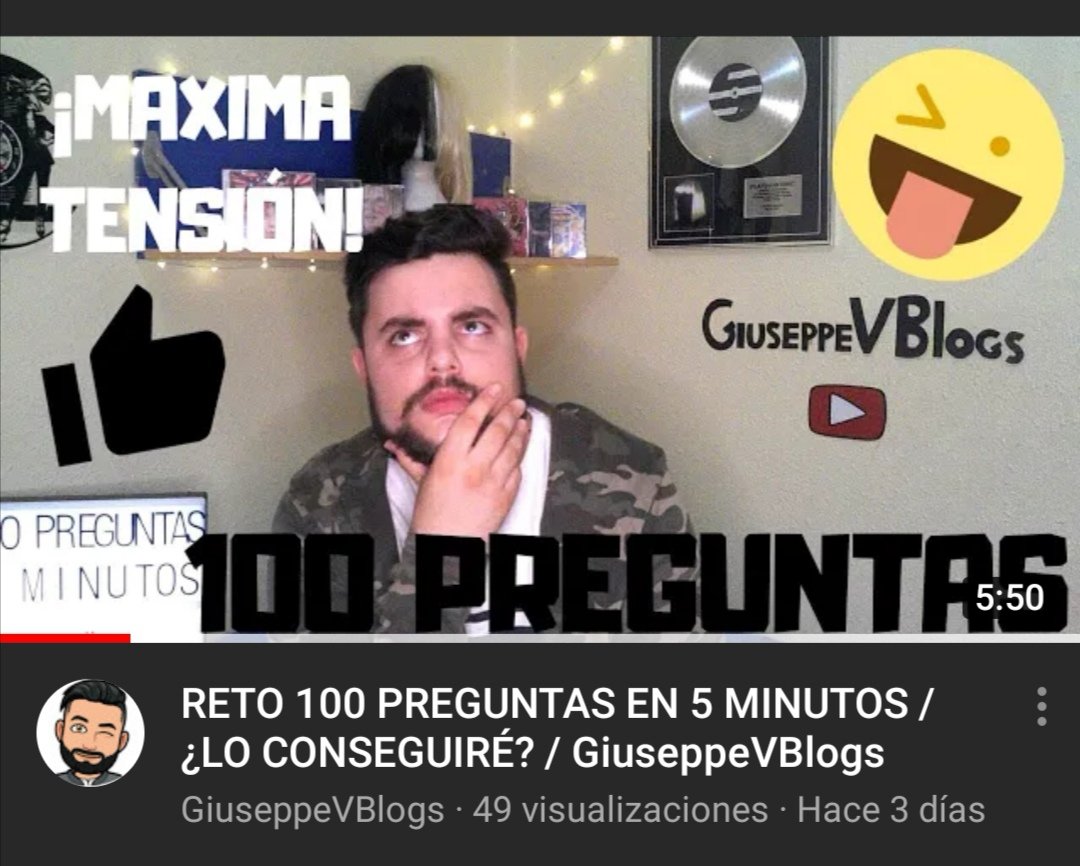JessLeon1's tweet image. NEW VIDEO! This time I help my brother with his challenge of 100 questions in less of 5 minutes! 🤯
👇🏻Tap the link &amp;amp; enjoy👇🏻
youtu.be/CVazbMC0flY
Thank you!! ❤️
#YouTuber #YouTube #100QuestionsChallenge #vloger