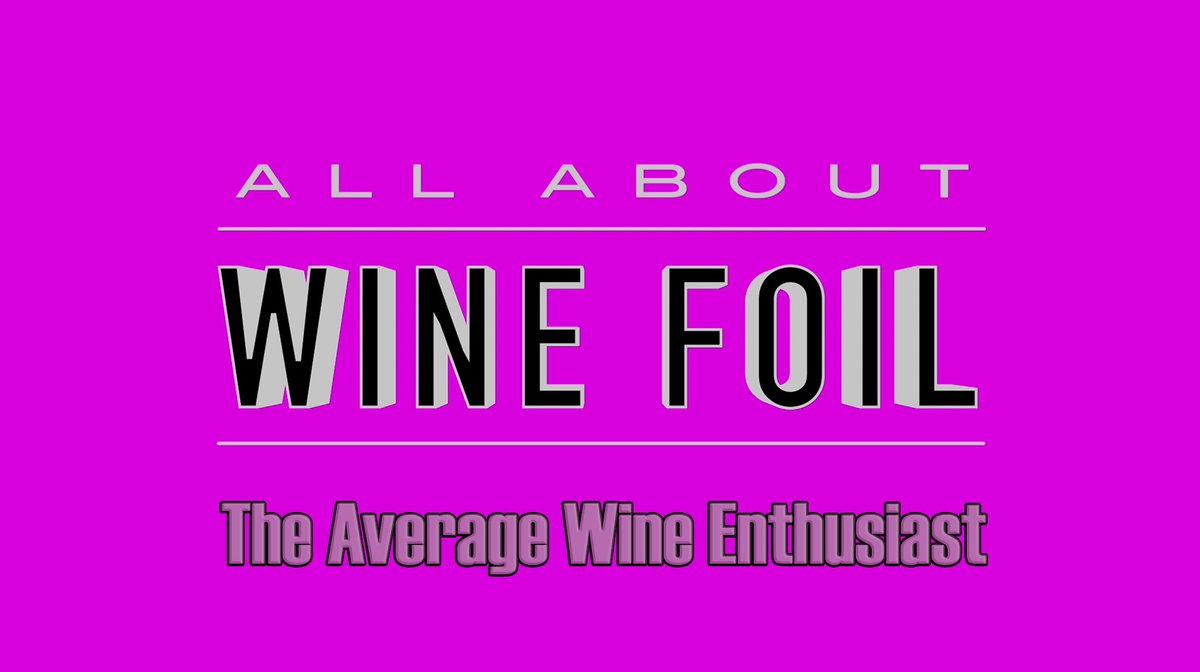 You want to pull that cork on that delicious bottle of wine but first you have to take off that nasty foil. On the latest episode of The Average Wine Enthusiast, we show you all the ways you can accomplish this.

Cheers!
youtu.be/EDgGxa2j7rw