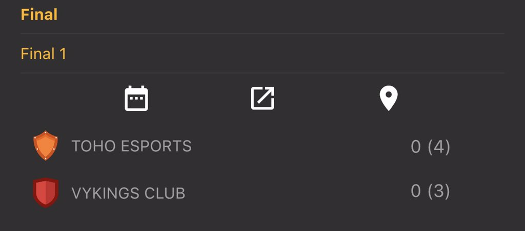 YClubes's tweet image. ¡FINAL DEL TORNEO!
Se proclaman campeones @TohoeSports ganando en los penaltis a @VykingsClub 
Muchas gracias a los 24 equipos que han formado parte de esta edición!