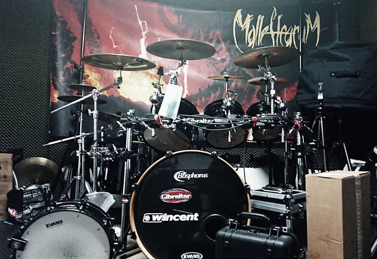 After the forced break by the coronavirus pandemic it's time to start again... #malleficarum #thenincecircles #firstcontact #deathmetal