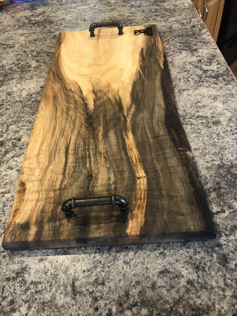 BrosSouder's tweet photo. Off to new home.... Ambrosia Maple serving tray / Charcuterie Board
#MadeinUSA 🇺🇸
#SouderBrosWoodworks #simpleshop
#wood #kitchen #art #handmade #handcrafted #woodworking #custom #smallbusiness #woodpreneur #woodshop #homedecor https://t.co/d7hih1x4lc