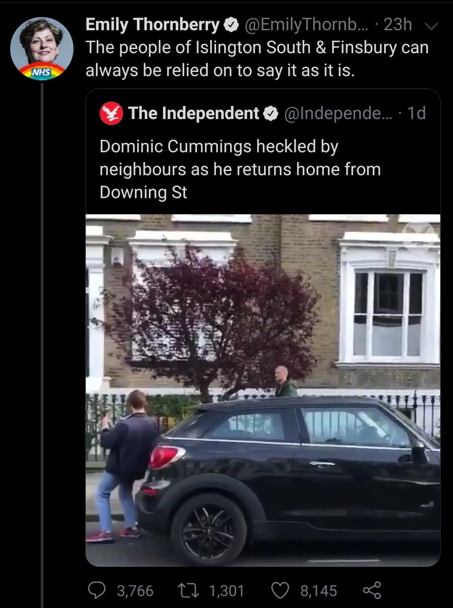 GuidoFawkes's tweet photo. MP endorsing the harassment of her own constituent. I've never seen anything like it before. https://t.co/lufQfjZefc