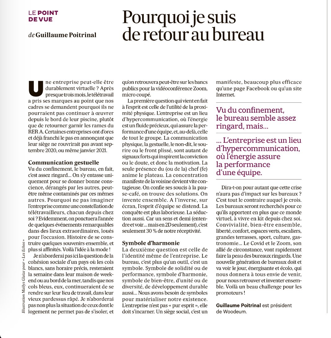 PoitrinalG's tweet photo. Petit réflexion du jour dans Les Échos...⁦@WO2immo⁩ https://t.co/FgfkfQ3ykl