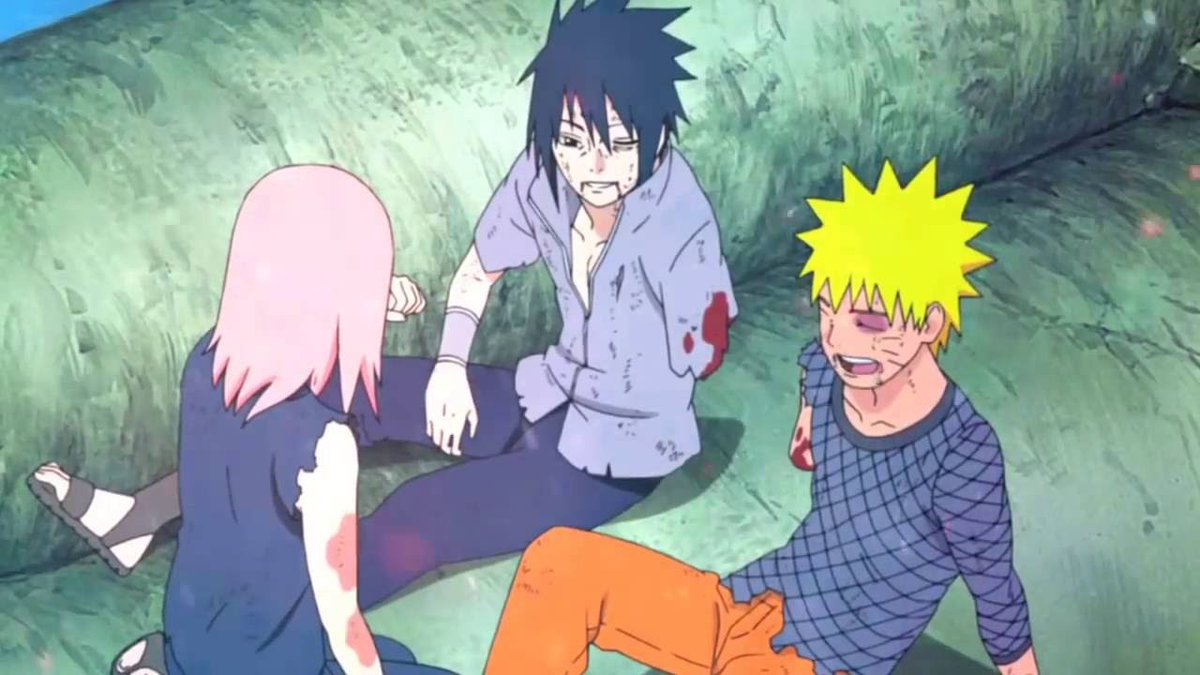 Apres le combat Naruto vs Sasuke, elle arrete leur hémorragie mais ca ne change rien au combat en lui-même et sa finalité. Ce passage sert plus de retrouvailles. Et on arrive a la fin du manga