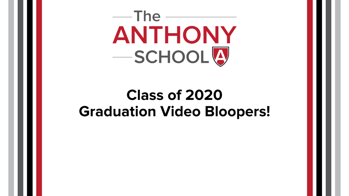 AnthonySchool's tweet photo. Graduation Video Bloopers! We had so much fun celebrating our 8th grade graduates last week. Enjoy watching the fun we had while recording their video clips: https://t.co/y1NzMm8B3T #TASClassof2020 https://t.co/L3L3HCCdEe