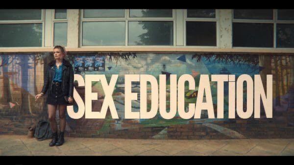sex education (2019-)starring asa butterfield, emma mackey and gillian anderson