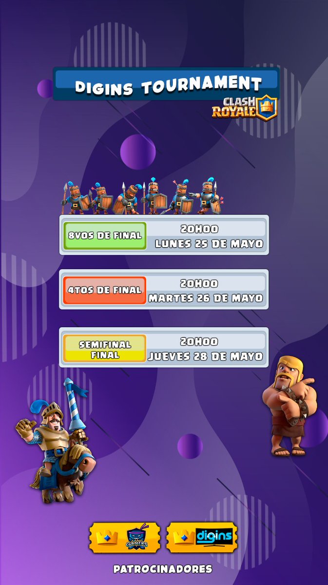 #DiginsTournament

¡Comenzaron los Playoffs!

◾16 grandes jugadores luchando por los premios. 🏅

Dejamos el cronograma semanal de la competencia.

¡Éxitos a los competidores!