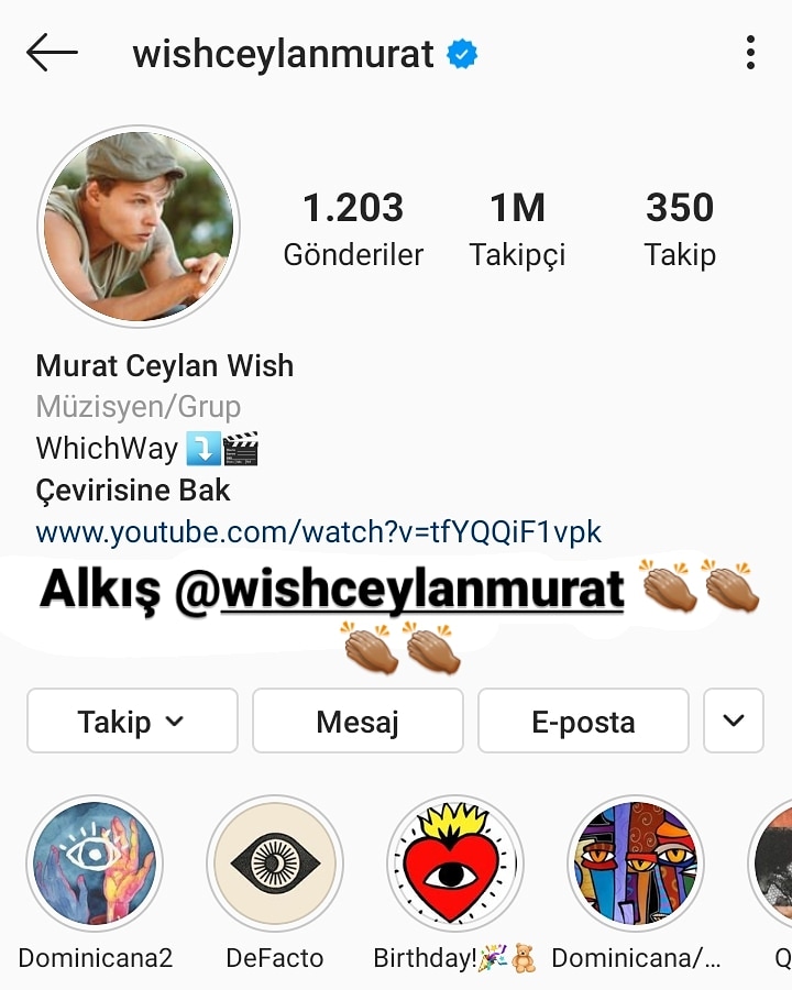 Murat Ceylan Fan Club 🍀 (@muratceylannfan) on Twitter photo Tebrikleeer 👏🏽👏🏽👏🏽 1 Milyon takipçi oldu Instagram'da <a href="/MuratCeylanWish/">MuratCeylanWish🍀</a> #MuratCeylanWish #1Milyon #Survivor2020 👍👍😍😍😍 #muratceylan Tebrikleeer 👏🏽👏🏽👏🏽 1 Milyon takipçi oldu Instagram'da <a href="/MuratCeylanWish/">MuratCeylanWish🍀</a> #MuratCeylanWish #1Milyon #Survivor2020 👍👍😍😍😍 #muratceylan