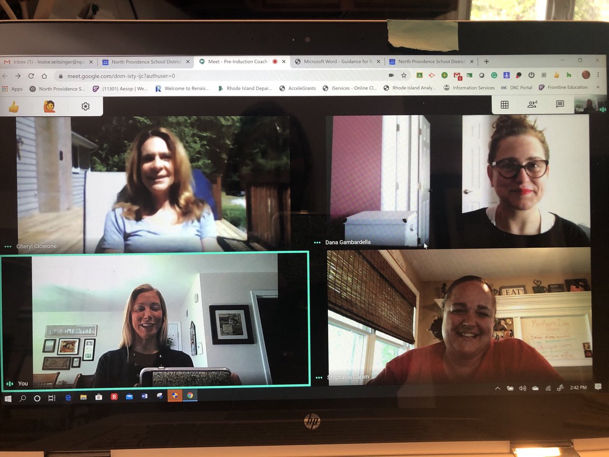 NPAsstSupt's tweet photo. @npschoolsri So grateful for our wonderful Induction Coaches & their mentorship of our new teachers this past year! Planning for our final meeting this year #npsdpride #npsdvirtuallearning @RIDeptEd #RIEdUnited #MentoringMatters 😊💗💻👏 https://t.co/avWbmHE4hU