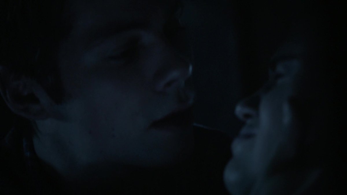        5×16  Stiles: "Lydia, look at me,   you're gonna make it.  Lydia: "But you're not."   