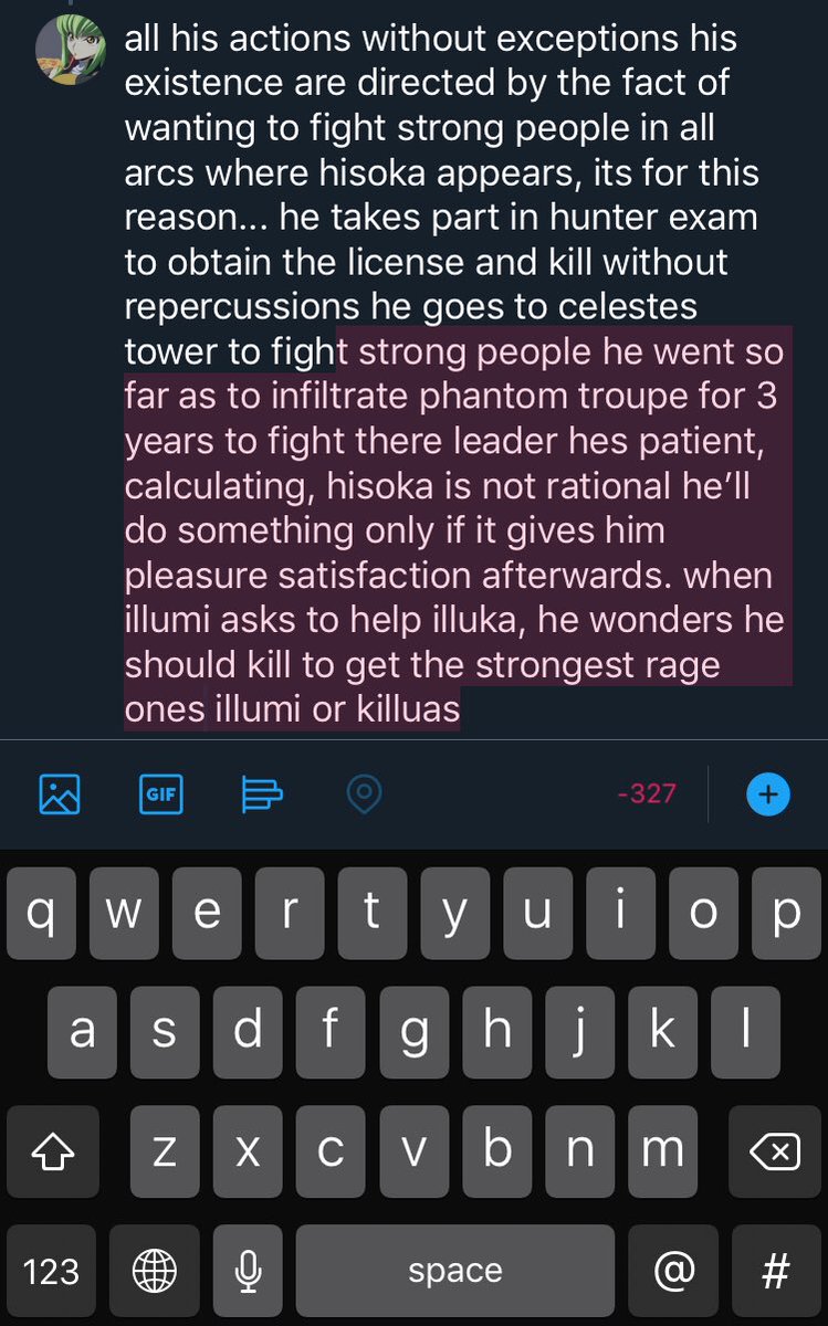 beisdes, hisoka call his preys “his fruitsl and waits until they reach “maturity” before being able to fight. i find “fruit” term particularly well choose and once again refers to sexual aspect (peaches whose juice flows) used in emoji to speak about sex things