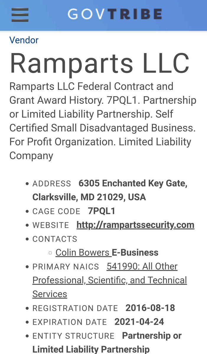  $VISM Ramparts Security a VISM subsidiary through TSSG, working on big things !!