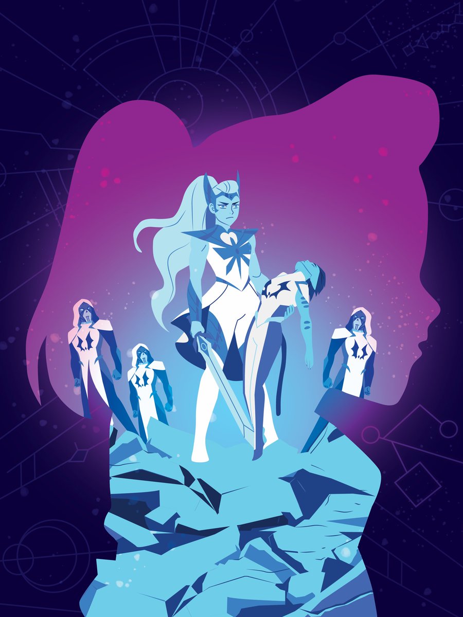 ace3mind's tweet photo. I made some #catradora posters over the weekend. 💕🌈 #Shera #sheraspoilers #sheraprincessofpower https://t.co/4gMPzt8WA9
