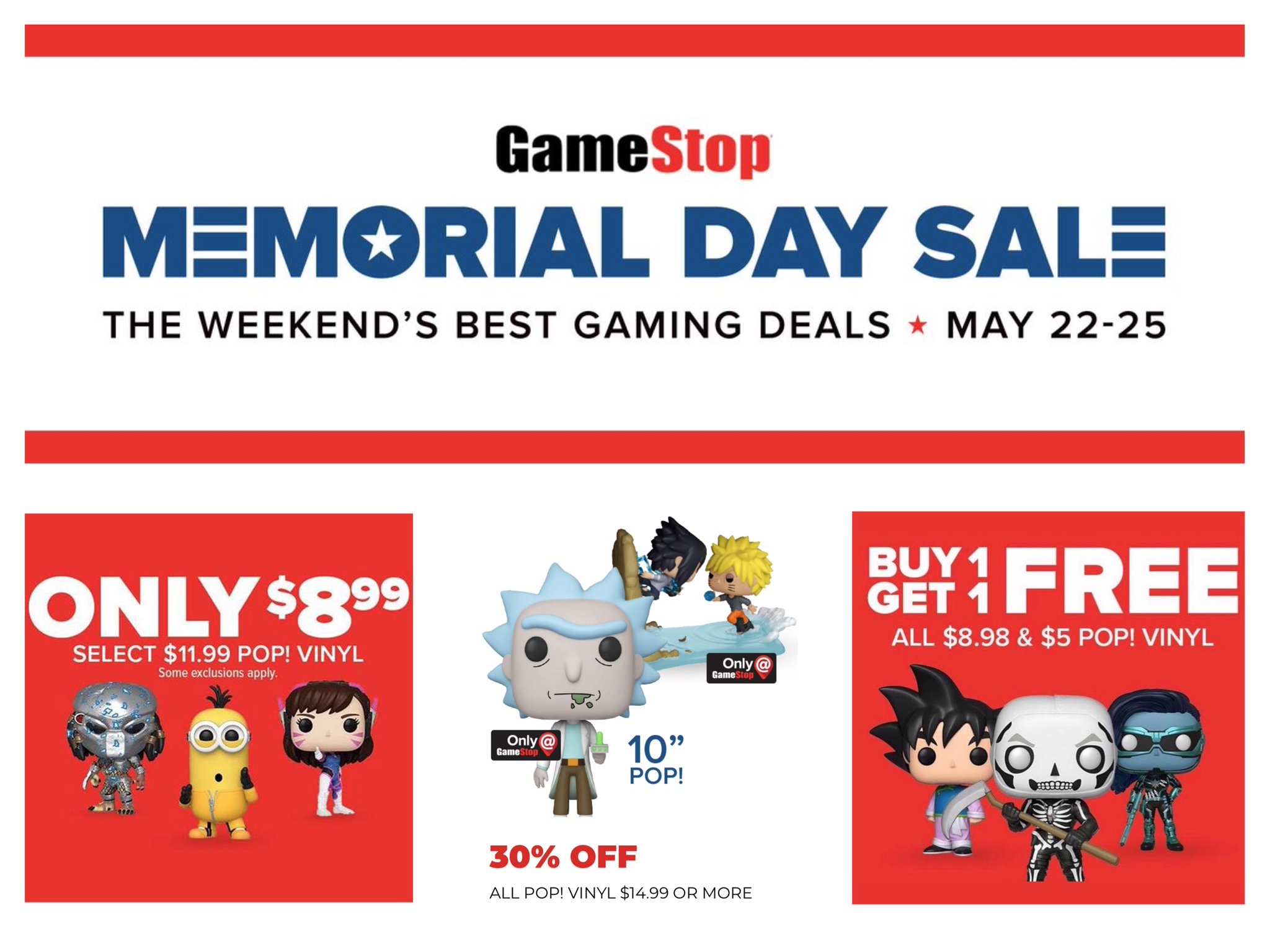 gamestop memorial day sale