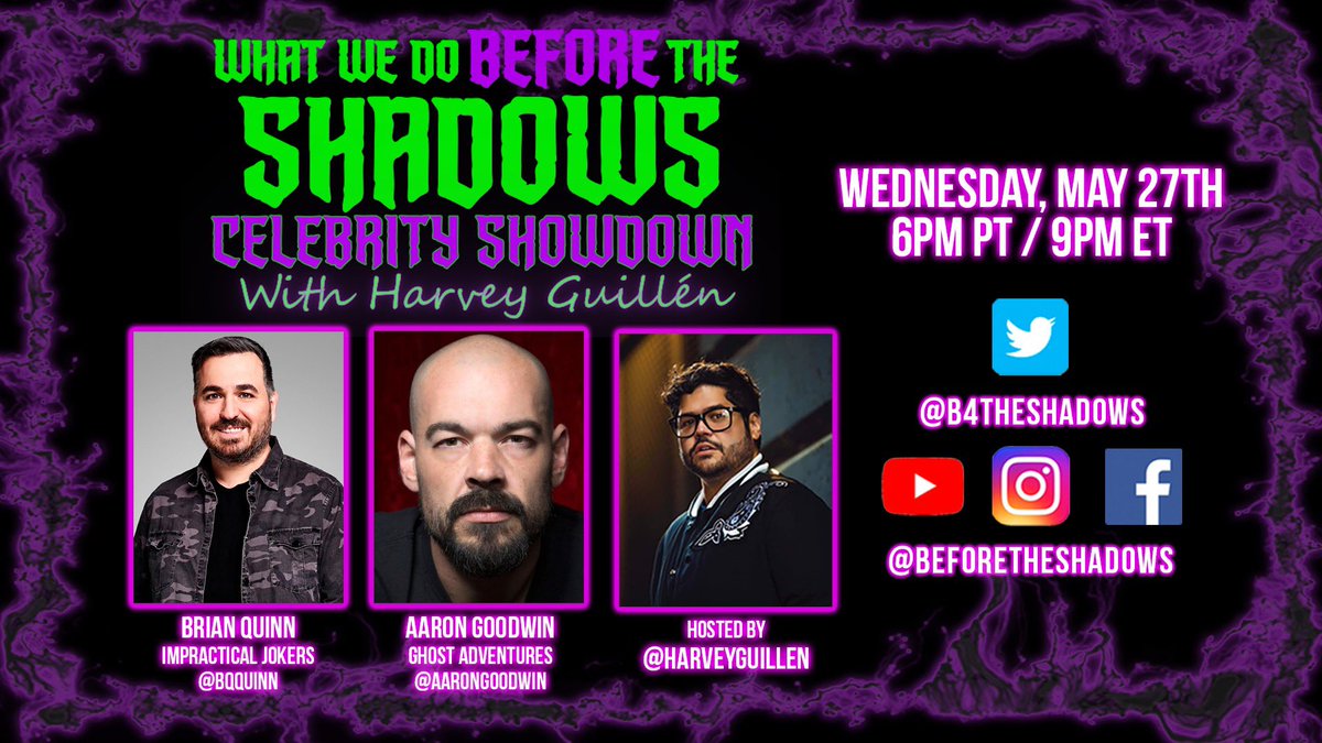 bhndtheshadows's tweet photo. THIS WEDNESDAY โข our first ever celebrity showdown! Our guests (and Shadows fans) @aarongoodwin and @bqquinn will be put to the test to see who the ultimate mega fan is - the steaks are high! Follow along and see how far you can get! ๐ง๐ผโโ๏ธ๐ฆ โฃ https://t.co/SEQTOB9jQe