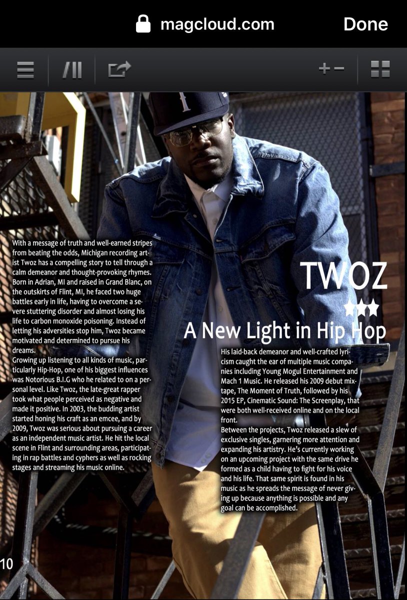Twozmusic's tweet image. Check out my feature in Combine Magazine!!