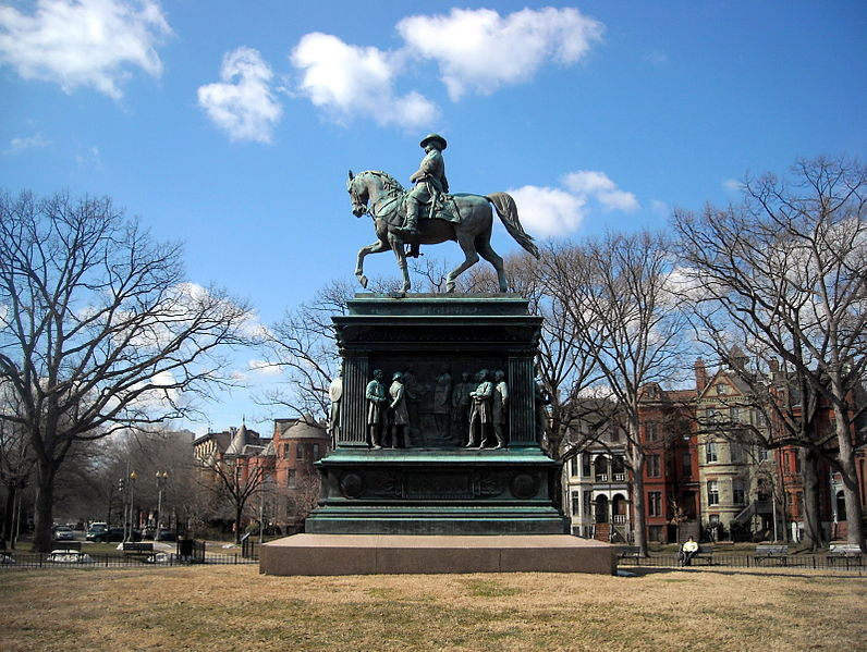 May 30th was the originally designated date because there were no anniversaries of battles on that day. A monument to Logan designed by Franklin Simmons and Richard Morris Hunt stands at the center of DC’s Logan Circle.